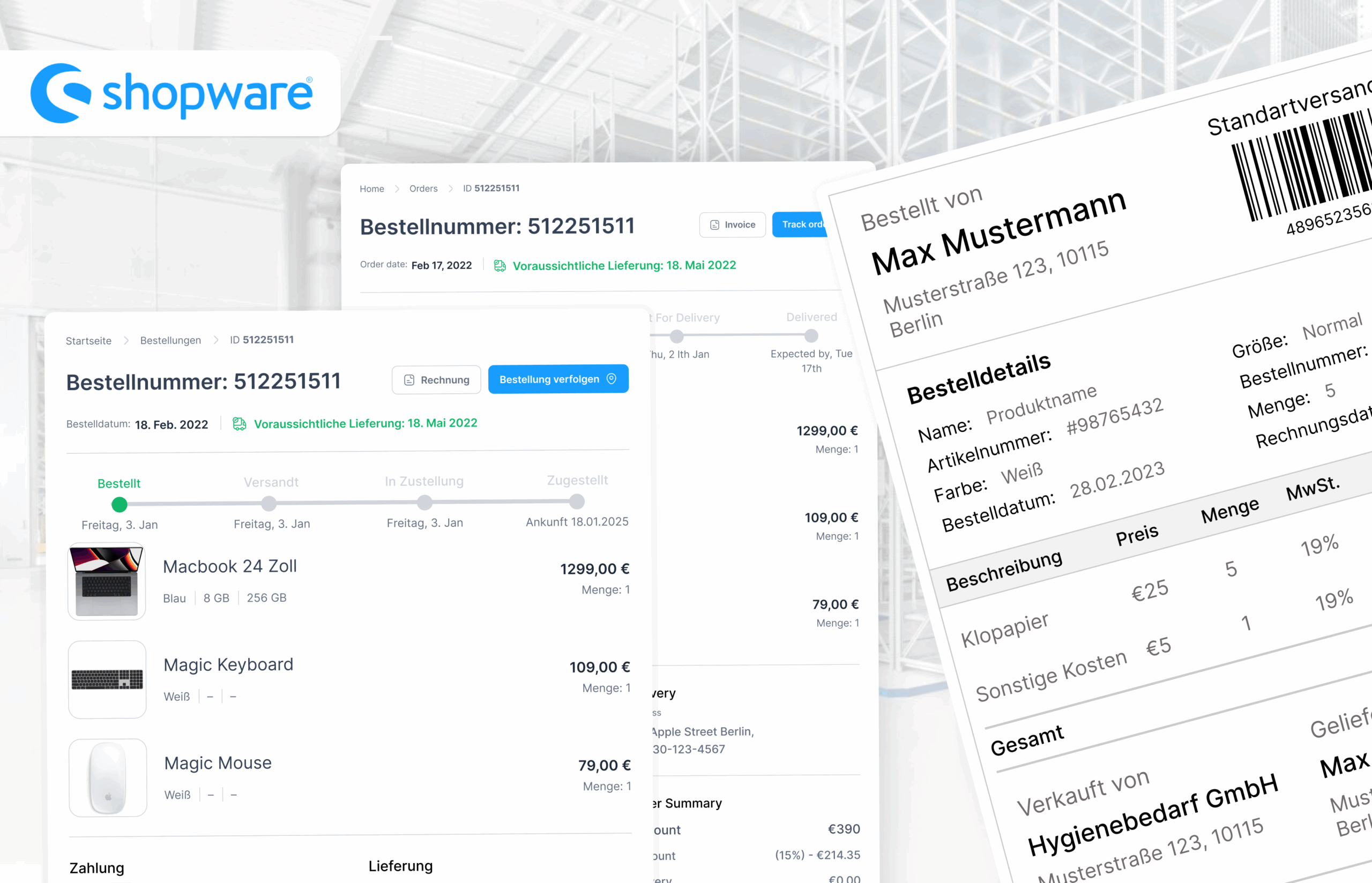 Modernes Bestellsystem mit Shopware und API: Eine zukunftssichere E-Commerce-Lösung