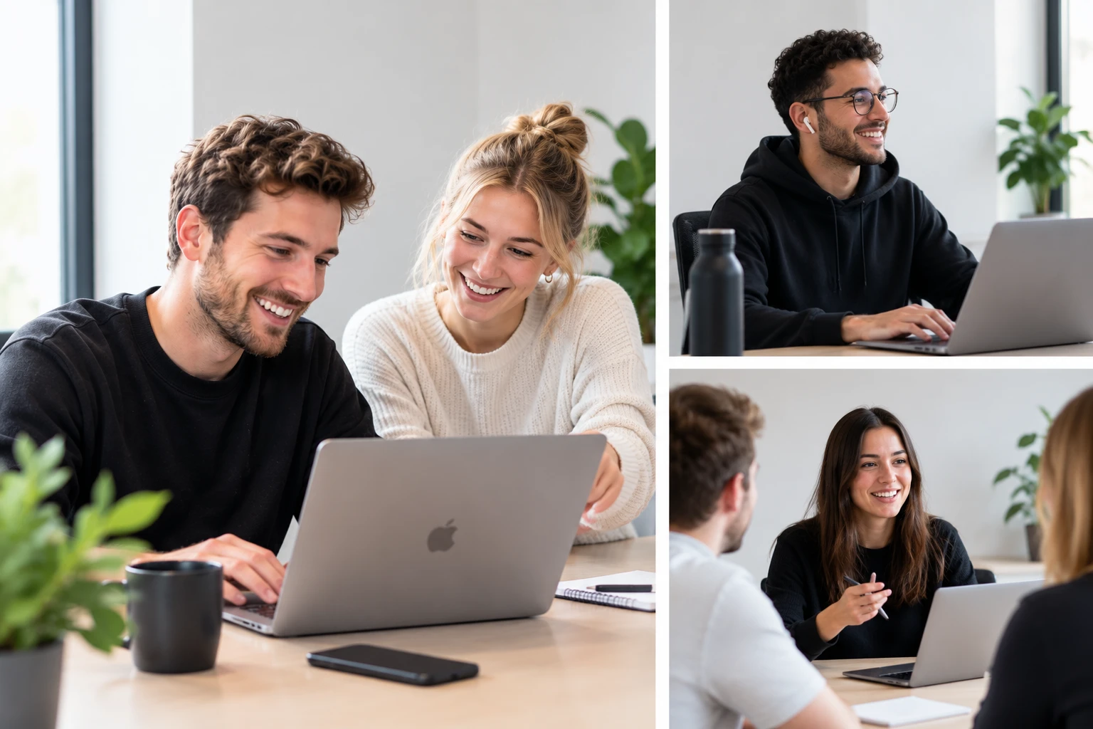 Menschen bei Webect bei Entwicklung und Zusammenarbeit